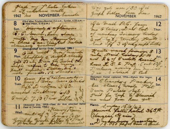Arthur_Kinnaird_Diary_1942-11-08_001
